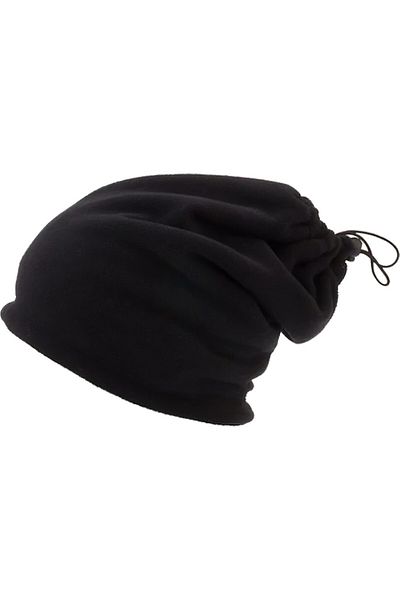AXE SPORTSWEAR Мъжки черни зимни ръкавици Polar - шапка Polar Beanie с въже - комплект от 4 наушника тип врата