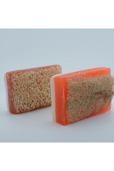 Anatolia Soap ROSE AND SKIN WHITENING FIBER SOAP SET OF 2