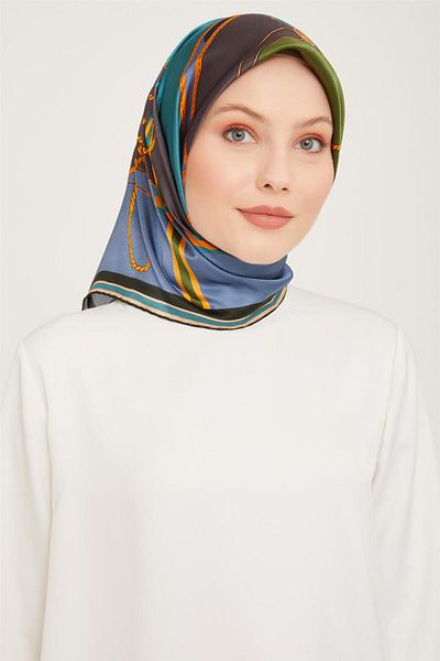 Armine 23Ka9046 50 Μοντέλο Twill Μεταξωτό Φουλάρι