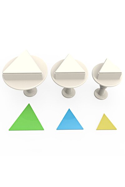 Butedo قالب كوكيز مثلث (مع حاقن) - 3 عبوات