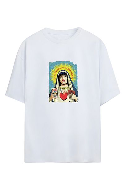 Adrift Μπλουζάκι Pulp Fiction Mia Wallace Designed Unisex Oversize