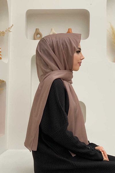 Bym Fashion 2060 Блестящ шал от норка