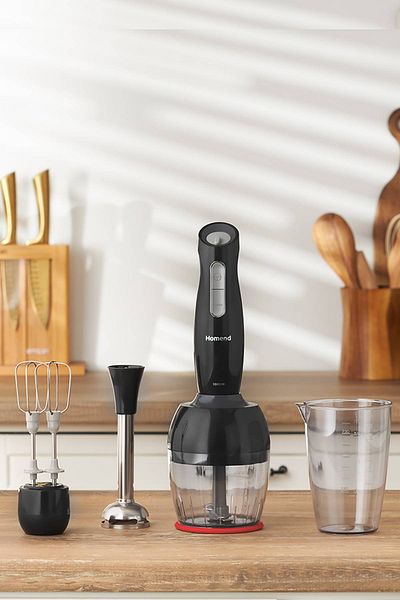 HOMEND Handmaid 1909H Blender Set Black Red