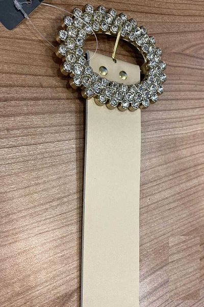 Bym Fashion 9028 Μεγάλη πέτρα ζώνης με κοσμήματα