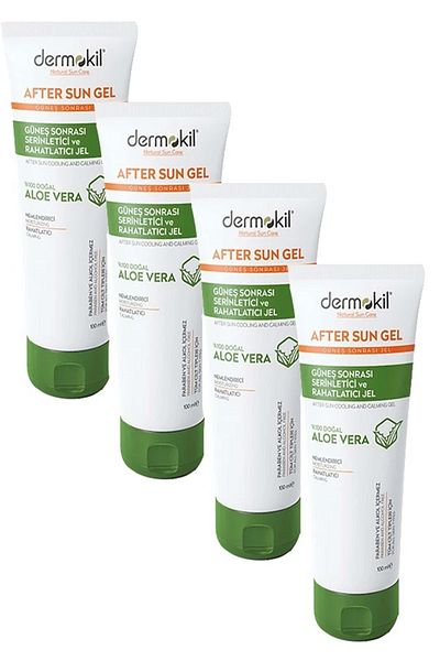Dermokil DERMOKİL After-SUN COOLING AND RELAXING GEL 100ML X 4 PIECES