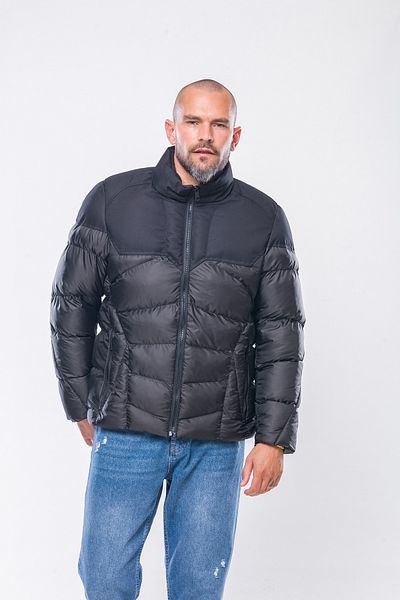Kevin K231 Men's Black Puffer Jacket