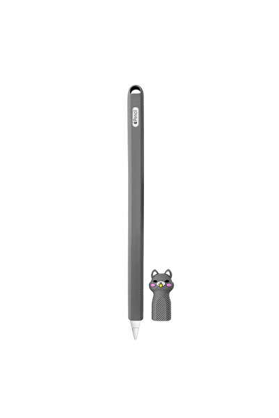 Tagomoon Pencil (2. nesil) Uyumlu Kılıf Renkli Kedi Figürlü Kaydırmaz Silikon...