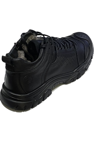 Scootland 16402 Hakiki deri Atom kürklü bot