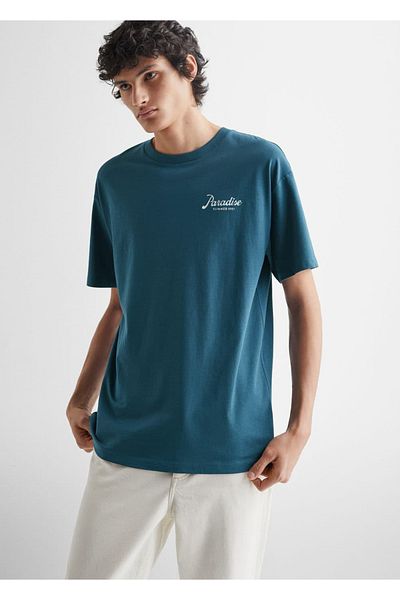 Mango Teen Tricou Albastru Pentru Copii