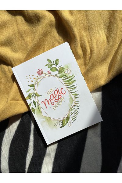 LaTua Design Floral Series Magic Unlined A5 Notebook