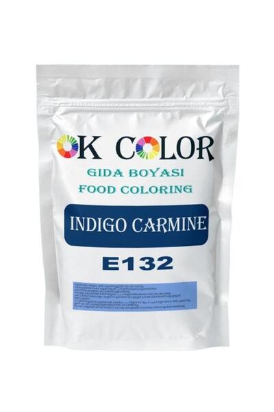 OK Color Indigo Carmine E132 Indigo Karmin Koyu Mavi Toz Gıda Boyası 50Gr