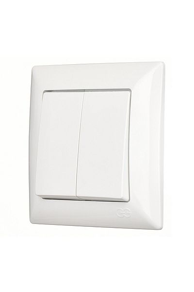 Günsan White Commutator Switch + Frame
