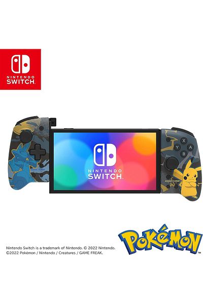 Hori Nintendo Switch Oled - Lucario and Pikachu Split Pad Pro Edition