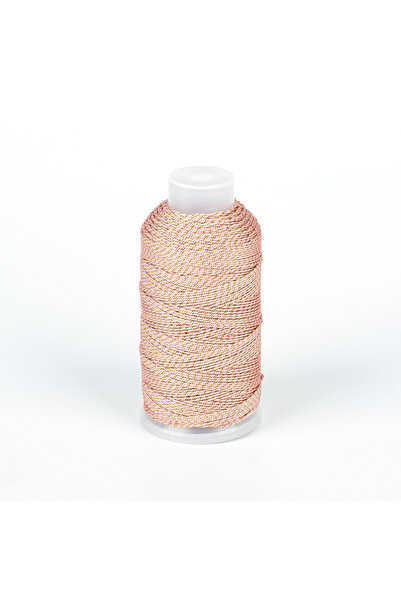 yfhobi 10 Metre - 0.80 mm YALDIZLI PEMBE ÖRGÜ PARAŞÜT İPİ, YALDIZLI BİLEKLİK ...