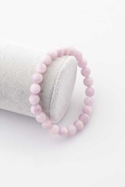 Mavera Doğaltaş Pink Quartz Natural Stone Bracelet 8 MM