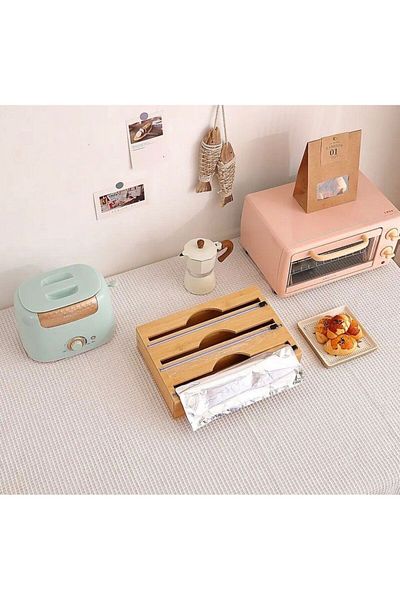 SALPHOME Bamboo 3-Pack Stretch and Foil Organizer