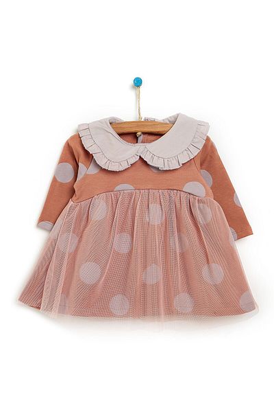 ebebek Hello Baby HelloBaby Baby Girl Tulle Detailed Dress