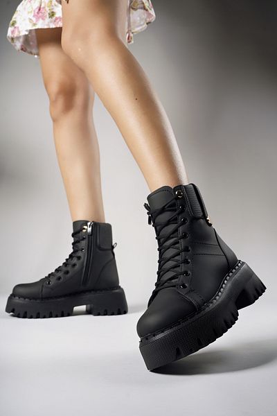 Riccon Gaearthel Women's Boots00121602 Matte Black