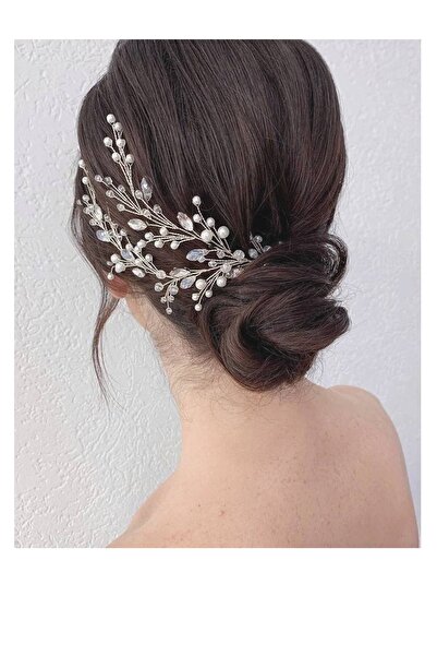 bbays new trend جانب الشوكة، تاج الزفاف، إكسسوار شعر العروس، دبوس شعر العروس،...