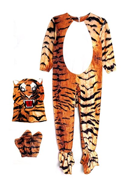 OULABİMİR Hardal Kaplan Kostümü Çocuk Kıyafeti