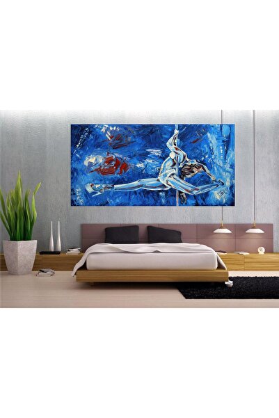 HDART Soyut Direk Dansı Direkle Dans Eden Kadın Duvar kanvas Tablo Tabloları ...