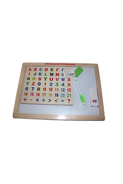 Keskin Hediyelik Educational Magnetic Wooden Blackboard Double Sided Table