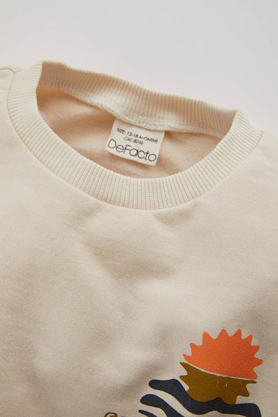 DeFacto Chlapecká mikina Crew Neck Soft Fuzzy