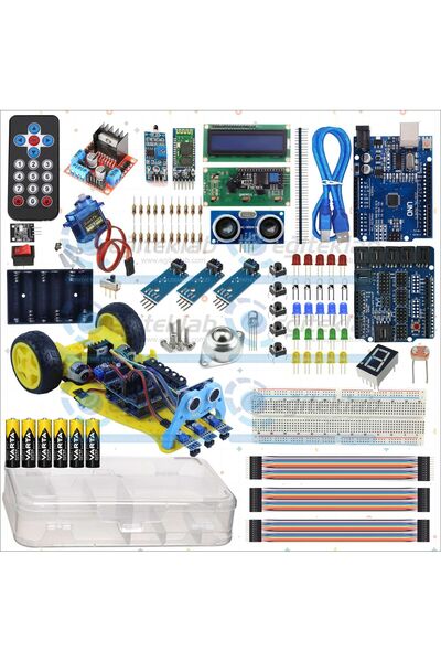 URETMAKER MESLEKİ LİSESİ ROBOTİK KODLAMA DERSİ ARDUİNO UYGULAMA EĞİTİM SETİ +...