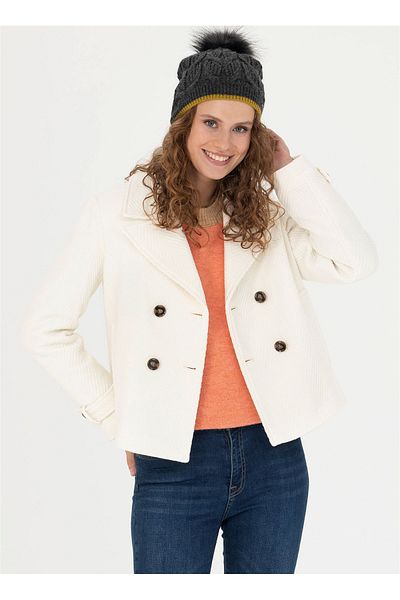 U.S. Polo Assn. US Polo AssnCream Women's Coat NISTA23K