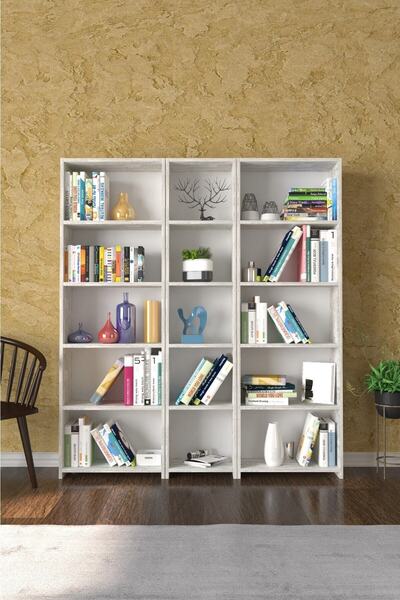 KZY Geniş Kitaplık Kristal