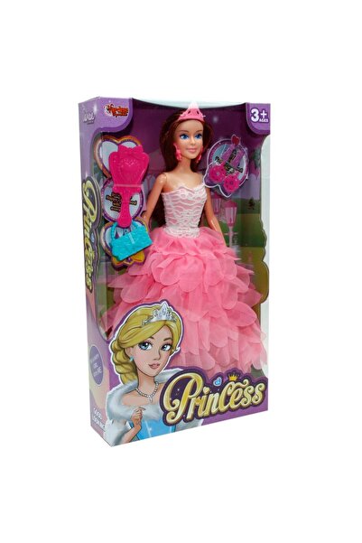 scntoys Vardem Kutulu 29Cm Aksesuarlı Prenses Bebek OYUNCAK BEBEK ELBİSELİ AK...
