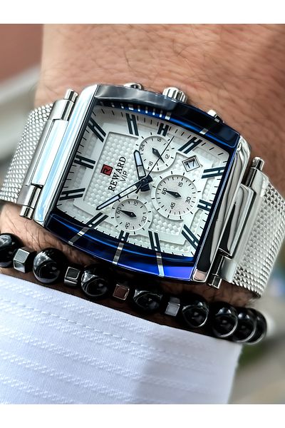 Reward Functions Active New Collection Silver Men's Wristwatch + bracelet