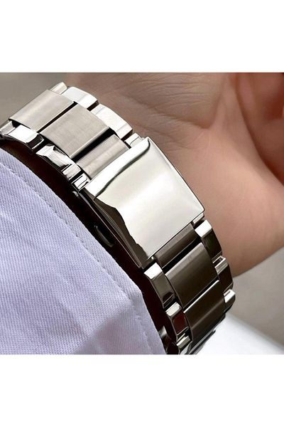Ferrucci Men's Multifunctional Metal Band Wristwatch