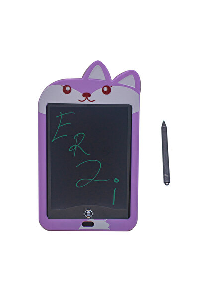 Erzi Dijital Çocuk Yazı Tahtası 8,5 inc Ekran Kalemli Mor