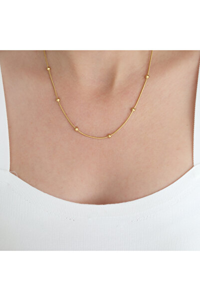 HOPEACCESSORİES الصلب دوريكا سلسلة قلادة ذهبية