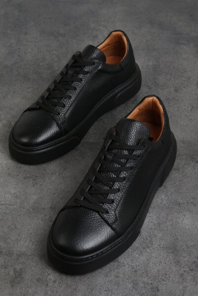 ayakPARK DAILY COMFORTABLE GENUINE LEATHER MEN'S SNEAKER SHOES