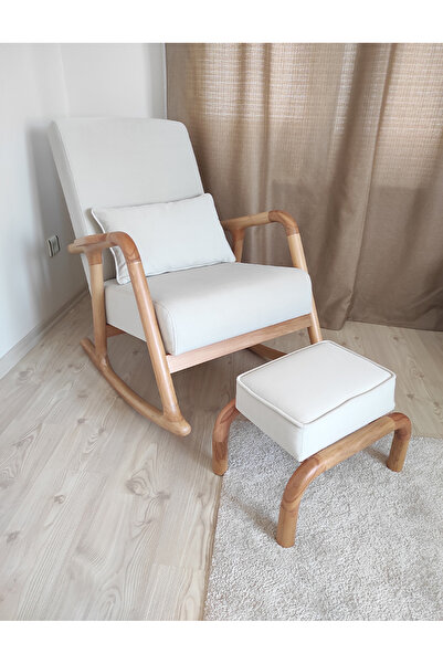 NOSSO HOME Sallanan Koltuk Tv Koltuğu Emzirme Koltuğu ( Lotus Berjer )