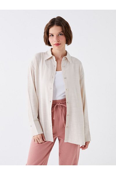 LC Waikiki Hosszú ujjú, egyenes női oversize ing