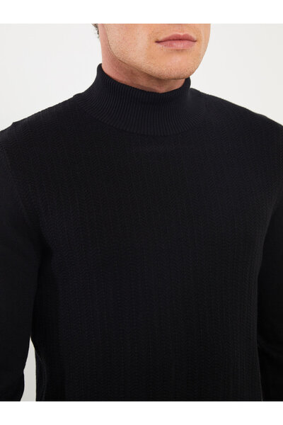 LC Waikiki Ανδρικό Πλεκτό Πουλόβερ - Ζιόν, Μακρυμάνικο