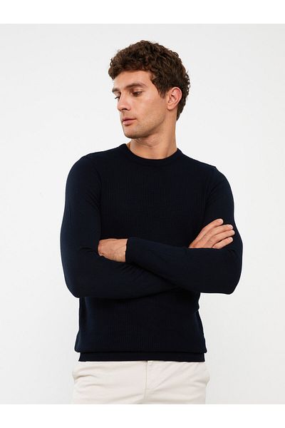 LC Waikiki Ανδρικό Πλεκτό Πουλόβερ - Μακρυμάνικο, Crew Neck