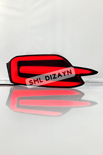 SML Dizayn Honda Civic Fc5 2016 2021 Arka Sis Led E Dizayn Fc5 Kırmızı-arka-tampon-sis-stop-led-lamba-ışık