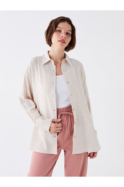 LC Waikiki Hosszú ujjú, egyenes női oversize ing