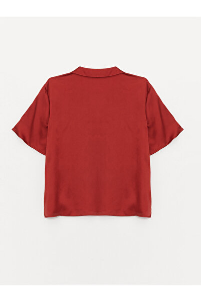 LC Waikiki Dámský pyžamový límec s krátkým rukávem