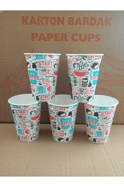 TABAKGROUP 3,000 Adet 7,5 OZ Karton Bardak , 7 oz karton bardak tan uzundur