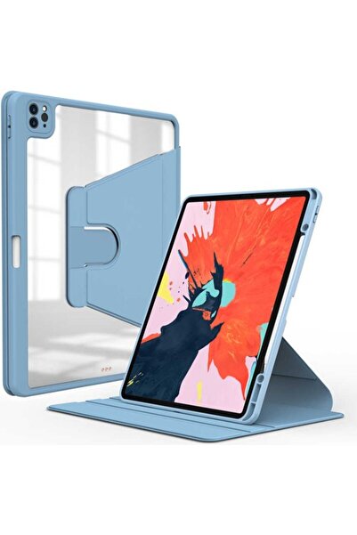 Case 4U iPad Pro Uyumlu 2022 M2 Nayn Açık Mavi