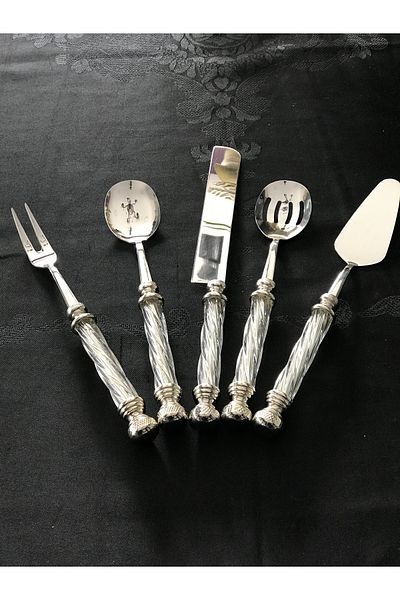Santara Avant-garde Special Design Pentacle Stainless Steel Premium Quality Service Set