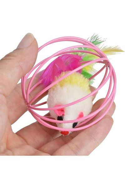 Demirhan Group Caged Cat Toy
