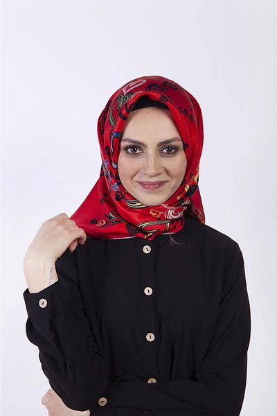 AWAM SILK Awam Silk 100% Pure Silk Scarf 90*90