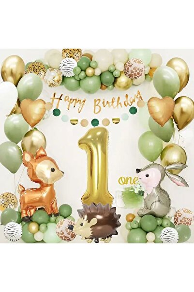 DÜVENCİ TİCARET LUXURY 1 YEAR BIRTHDAY BALLOON SET