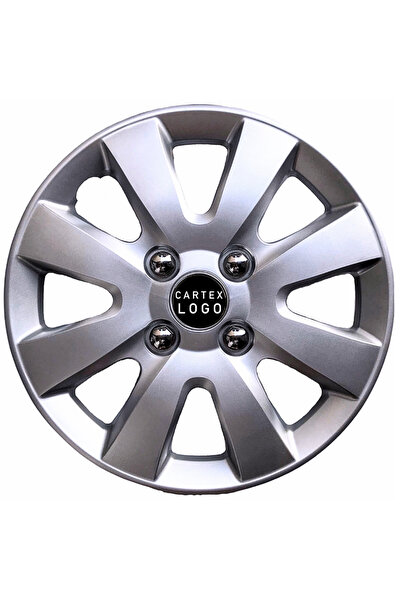 Cartex Hyundai Accent Era 15'' Inç Gri 4lü Set Jant Kapağı Çelik Jant Görünümlü